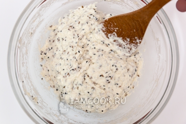 Размешать тесто