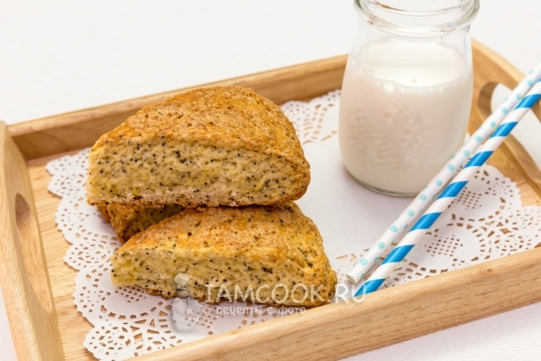 Рецепт сконов с маком и лимонной цедрой