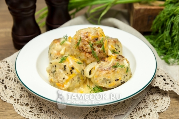 Рецепт тефтелей из индейки в сметанном соусе