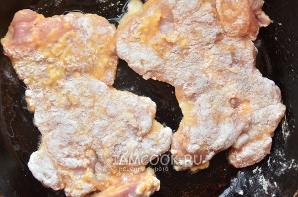 Пожарить отбивные