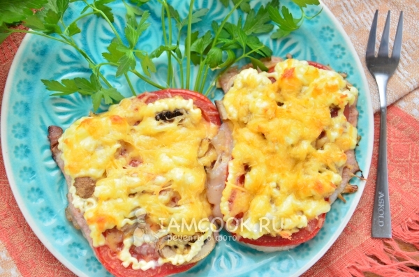 Фото мяса по-купечески с грибами