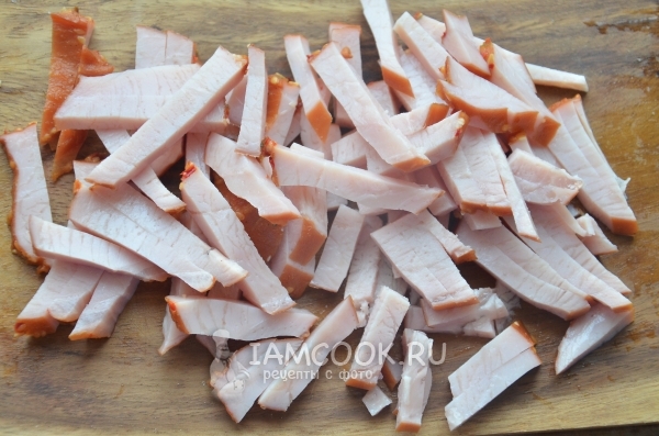 Порезать ветчину