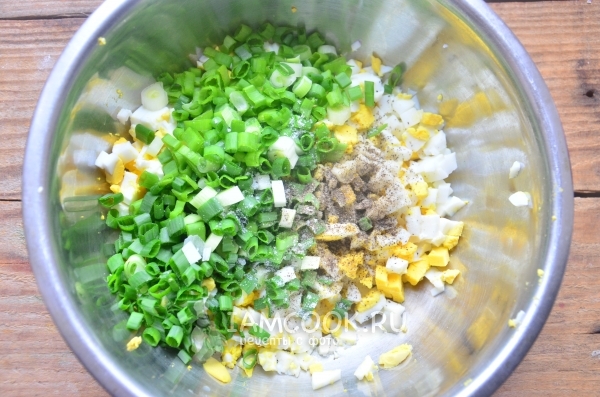 Соединить компоненты для начинки