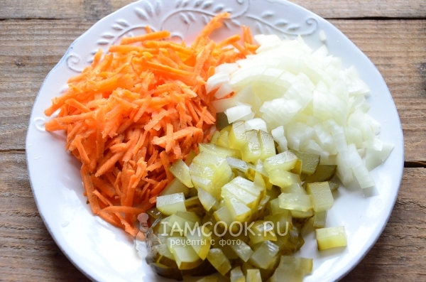 Измельчить овощи