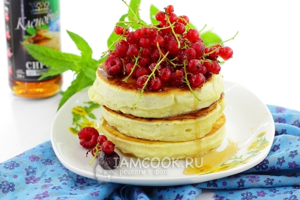 Рецепт блинчиков с кленовым сиропом