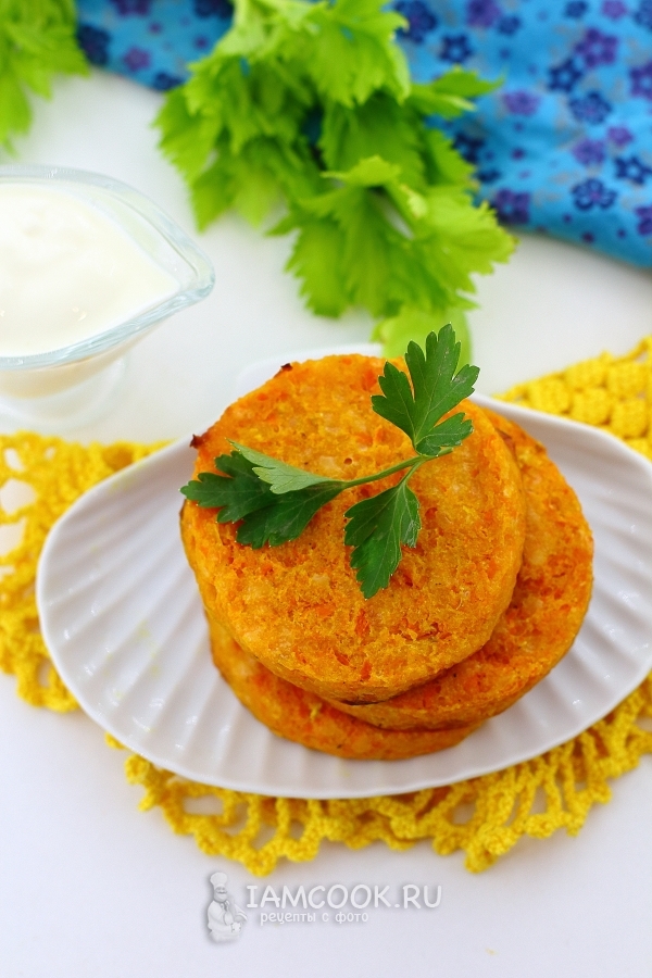 Фото морковных котлет в духовке