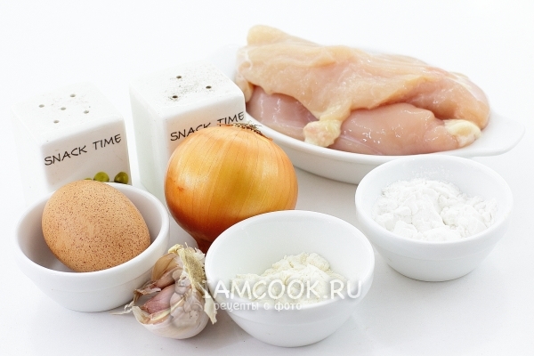Ингредиенты для мяса по-албански из курицы