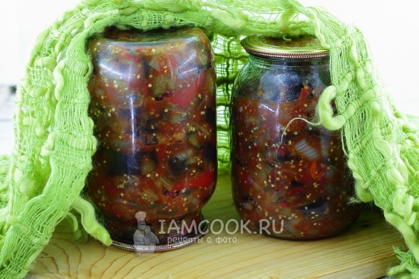 Рецепт лечо с баклажанами, помидорами и перцем на зиму