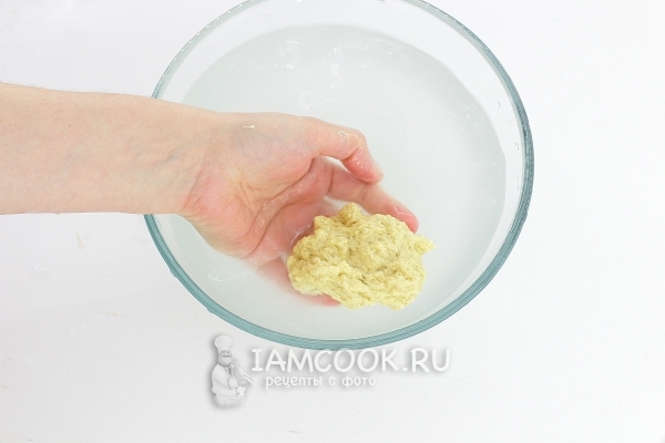 Вымыть тесто