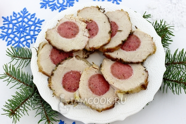 Фото буженины с колбасой