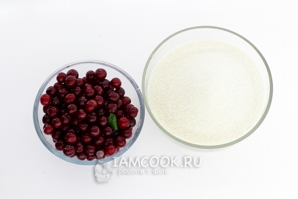 Ингредиенты для варенья из вишни без косточек на зиму