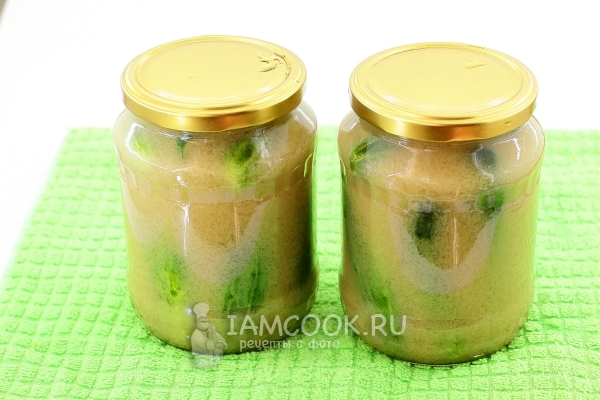 Залить заливкой огурцы