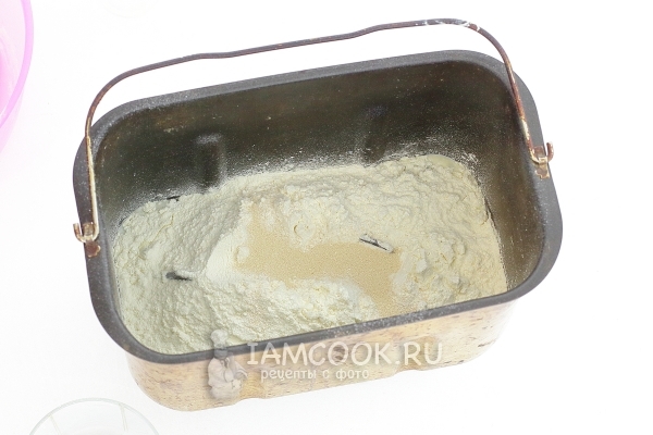 Смешать ингредиенты для теста