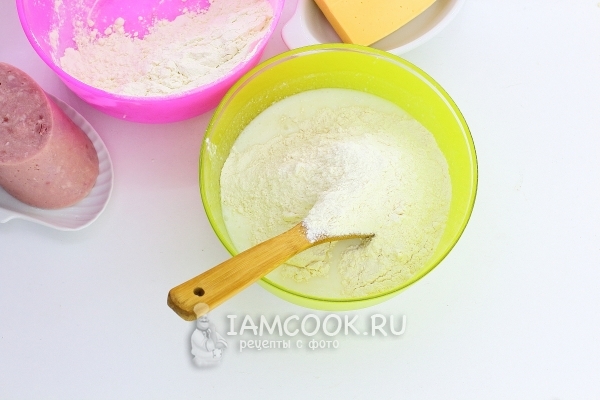 Всыпать муку