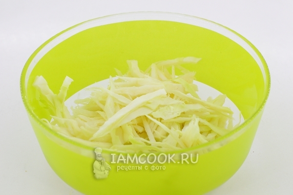 Нашинковать капусту