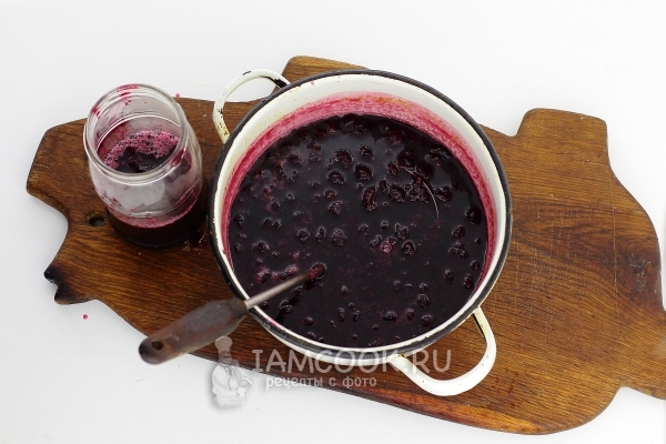 Перелить варенье в банку