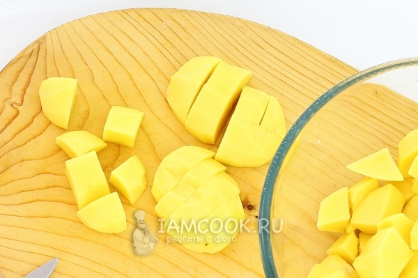 Порезать картофель