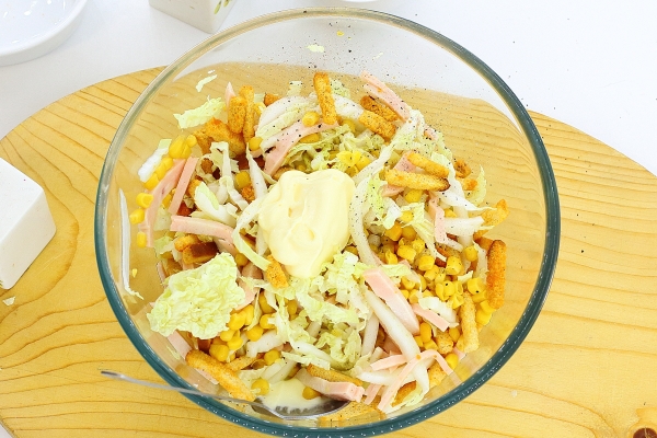 Добавить майонез