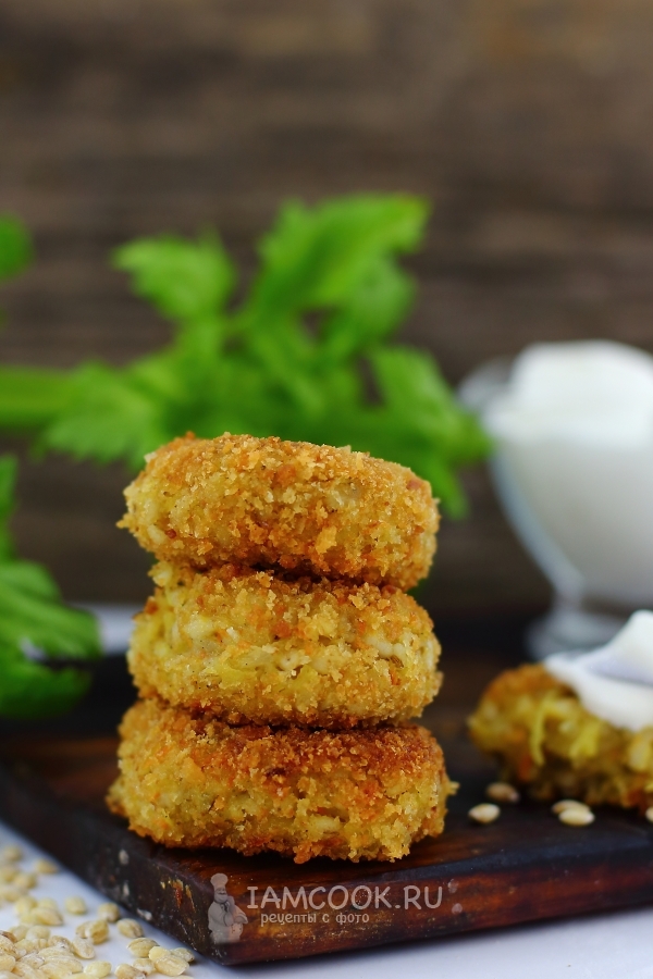 Фото котлет из перловки