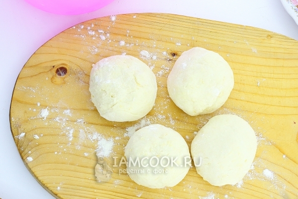 Разделить тесто на части