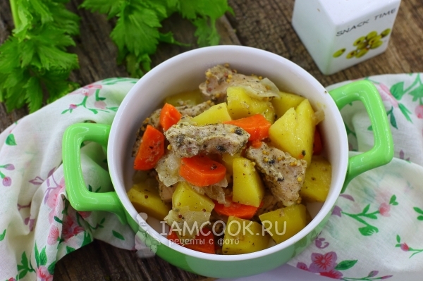 Фото свинины с картошкой в духовке в рукаве