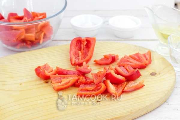 Порезать перец