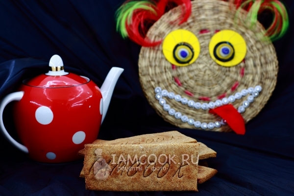 Рецепт цельнозернового печенья