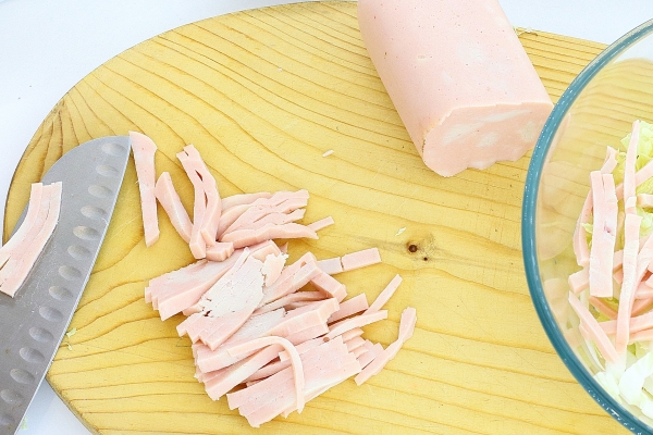 Порезать ветчину