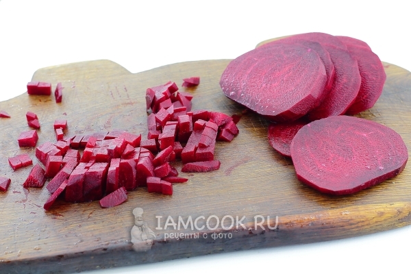 Порезать свеклу