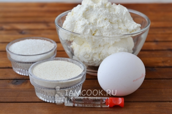Ингредиенты для сырников в пароварке