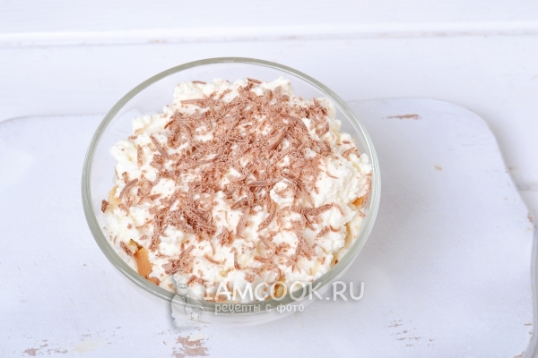 Посыпать шоколадом