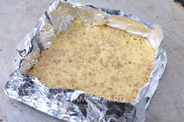 Запечь корж