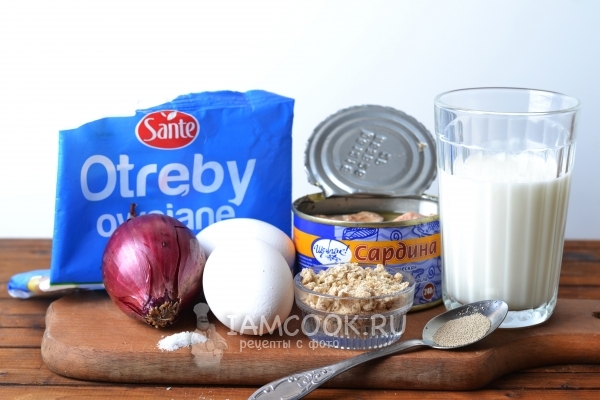 Ингредиенты для заливного пирога по Дюкану