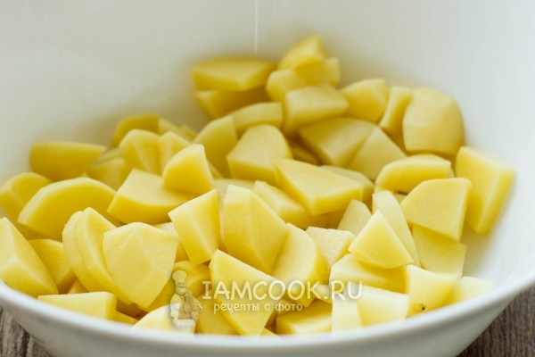 Порезать картофель