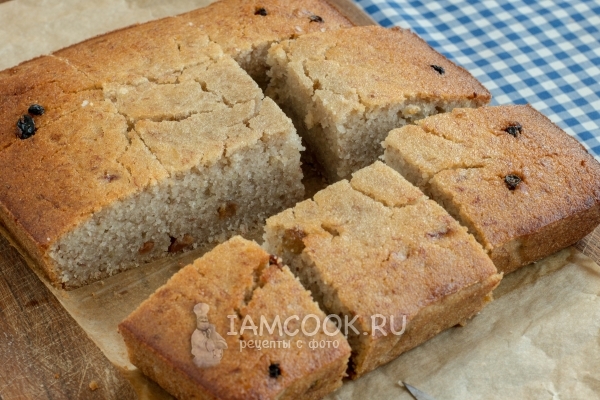 Фото постного бананового хлеба без яиц