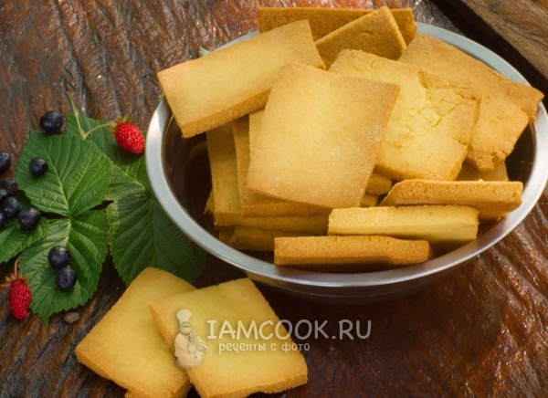 Готовое кукурузное печенье