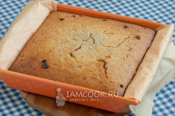 Рецепт постного бананового хлеба без яиц