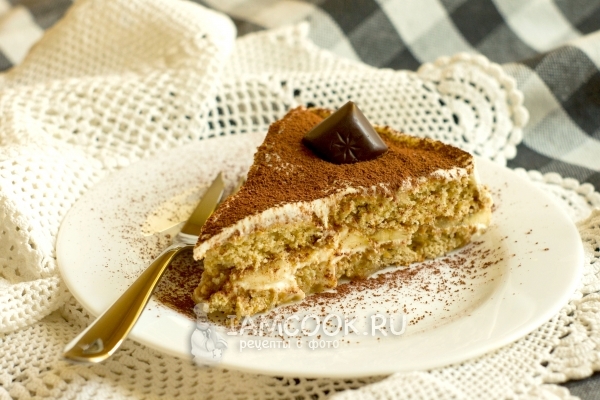 Фото торта из овсяного печенья