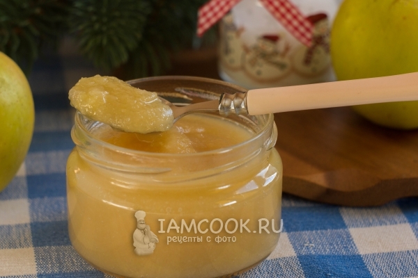 Фото яблочно-грушевого пюре на зиму