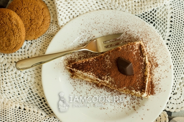 Рецепт торта из овсяного печенья