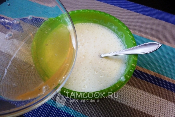 Влить желатин