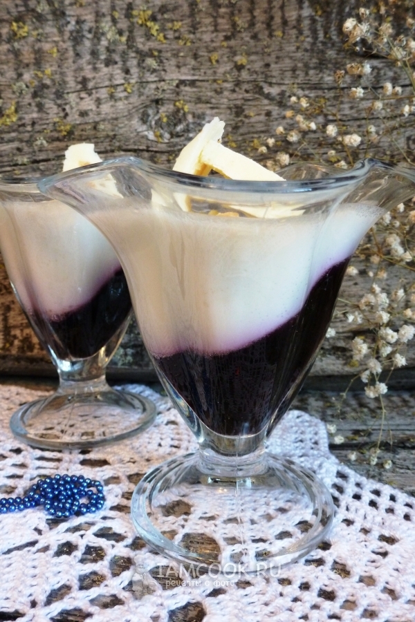 Желе из кефира и желатина