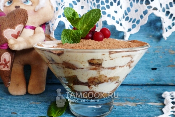 Рецепт тирамису из печенья