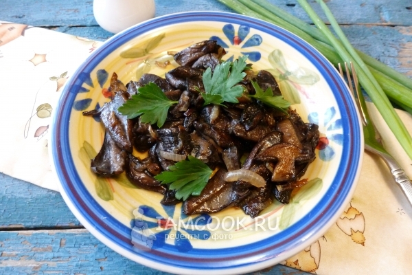 Рецепт жареных подберезовиков