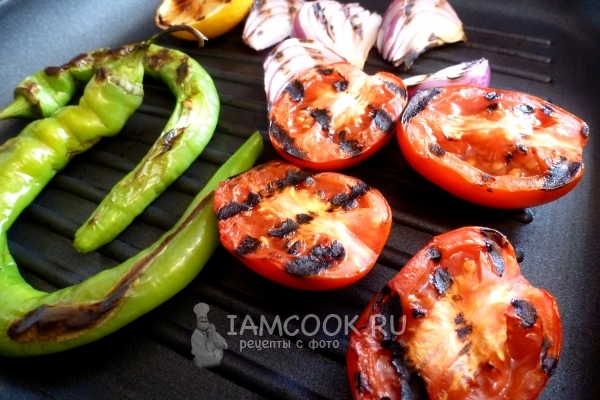 Обжарить овощи