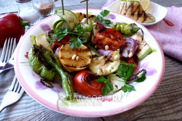 Фото кабачков на сковороде-гриль