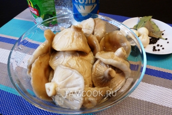 Ингредиенты для маринованных груздей на зиму