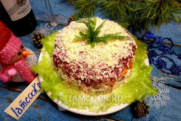 Фото сельди под шубой «Тройной тулуп»