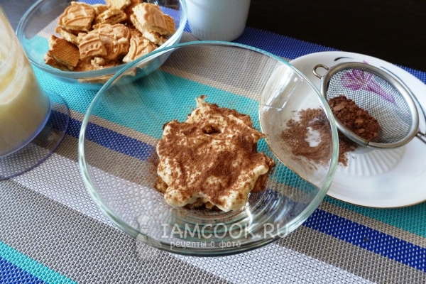 Посыпать какао