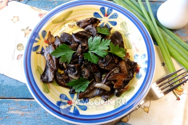 Фото жареных подберезовиков